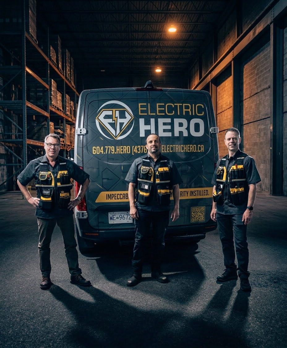 The Electric Hero crew — certified electricians ready for any job